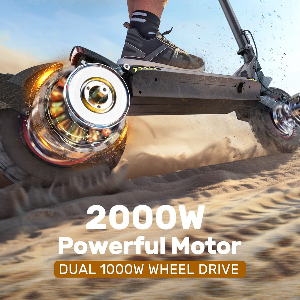 iScooter Off-Road E-Scooter Elektromos roller iX7Pro 2×1000W, dupla motor, összecsukható, terepre tervezett e-roller