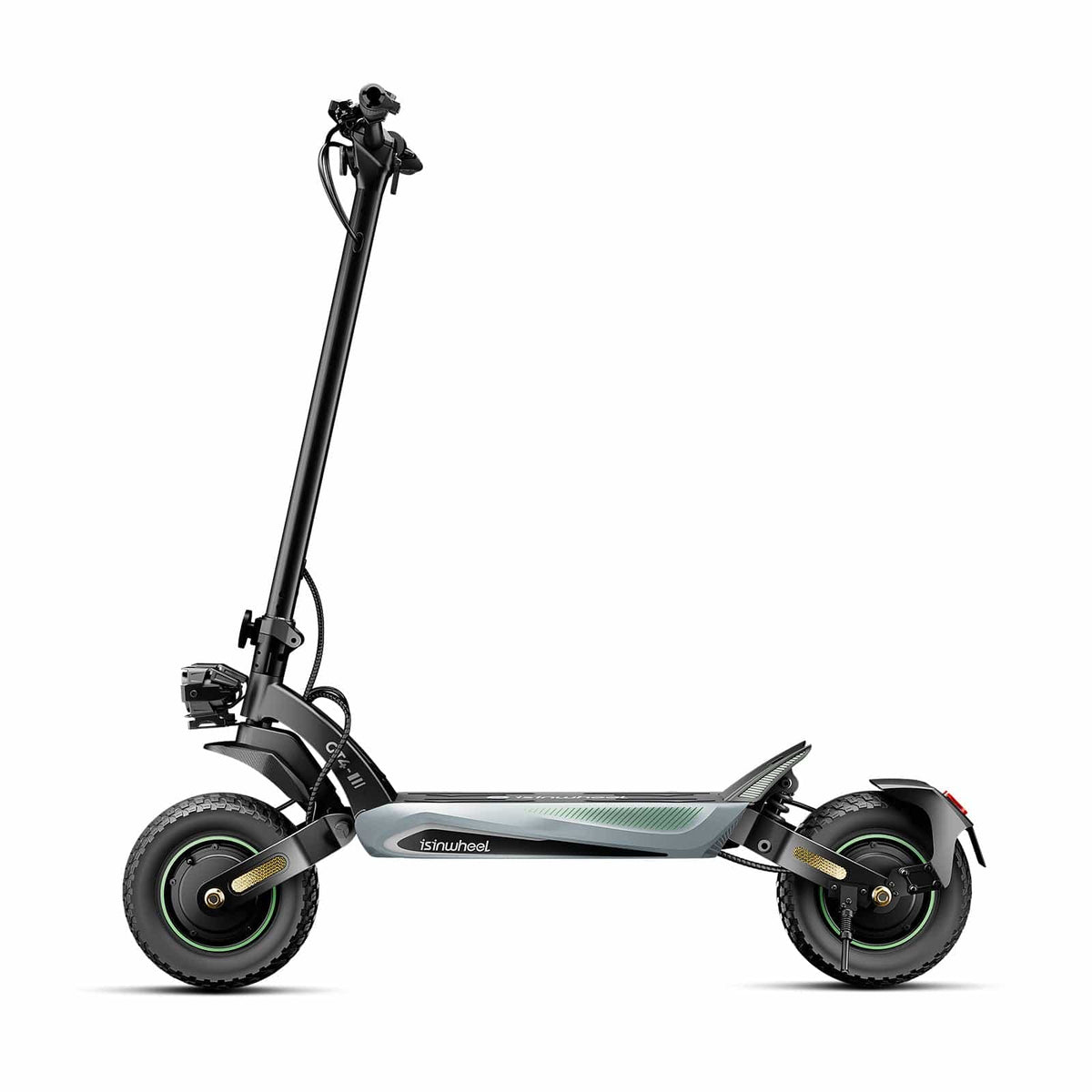 iSinwheel Skuter Elektryczny Terenowy GT4 TorqueBeast Elektromos Roller Kettős Motor 2400W Off-Road Összecsukható, 70-80 km Hatótávolság, CE-Tanúsítvánnyal, Erőteljes Motor