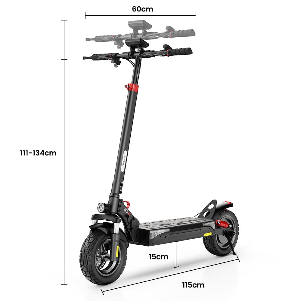 iScooter Off-Road E-Scooter iX3 iX3 elektromos roller, 800 W, összecsukható, terepre alkalmas e-roller