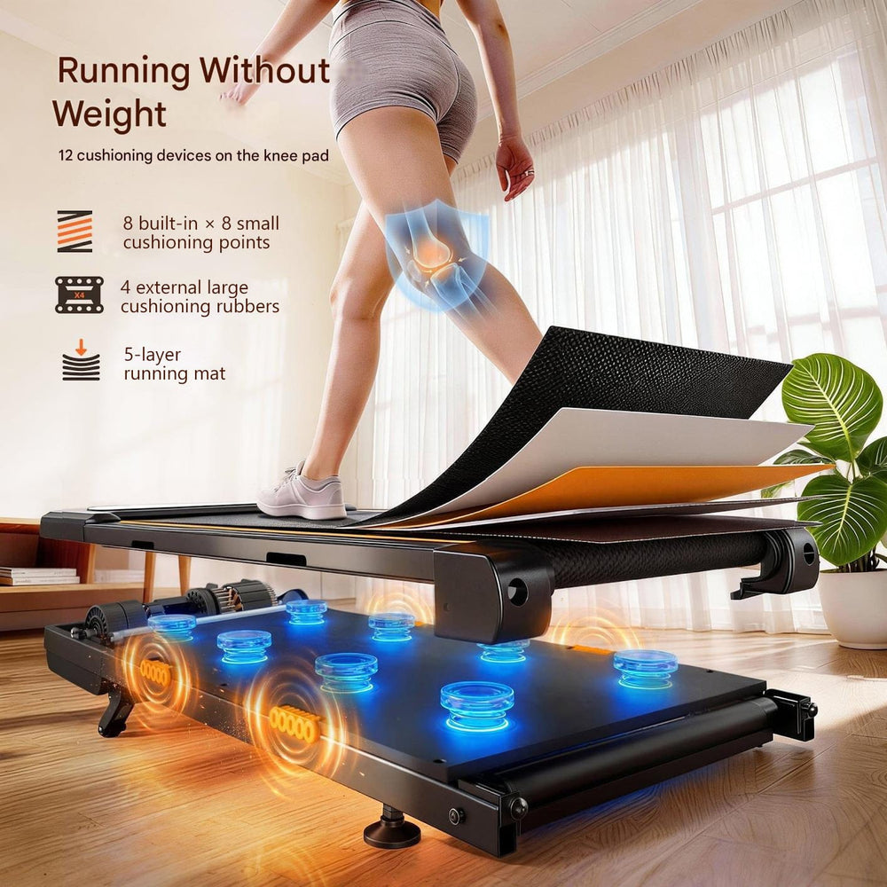 Jagjog Home Treadmill JagJog JT32 AdaptTrek Futópad 12%-os Automatikus Emelkedéssel, Futószalag Álló Asztal Intelligens Alkalmazással, 180 kg Teherbírás
