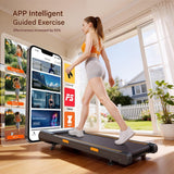 Jagjog Home Treadmill JagJog JT32 AdaptTrek Futópad 12%-os Automatikus Emelkedéssel, Futószalag Álló Asztal Intelligens Alkalmazással, 180 kg Teherbírás