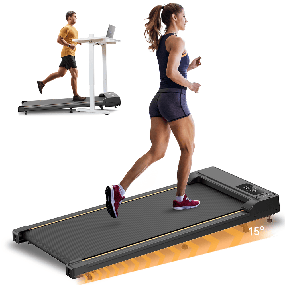 Jagjog Home Treadmill JT31 Otthoni Futópad Korlát Nélküli Kompakt Sétálópad 1-6 km/h CE-Tanúsítvánnyal Rendelkező Elektromos Sétálógép APP-pal