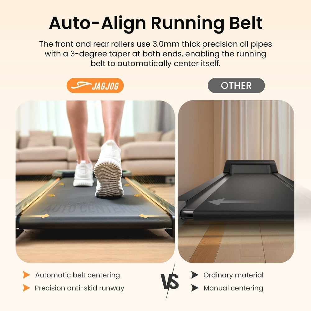 Jagjog Home Treadmill JT31 Otthoni Futópad Korlát Nélküli Kompakt Sétálópad 1-6 km/h CE-Tanúsítvánnyal Rendelkező Elektromos Sétálógép APP-pal