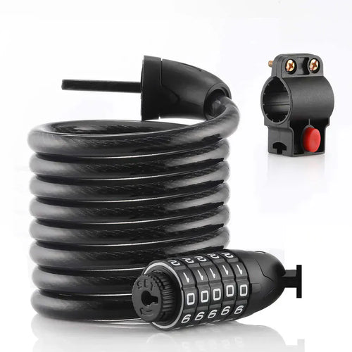 CyberCart Accessories - Cable Password Lock Kábel Nélküli Kódzár Univerzális Elektromos Rollerekhez vagy Kerékpárokhoz