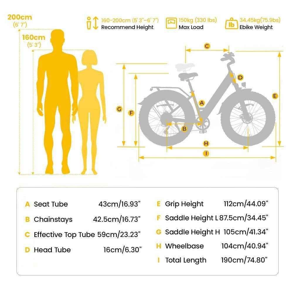isinwheel E-Bike M60 elektromos kerékpár vastag gumikkal
