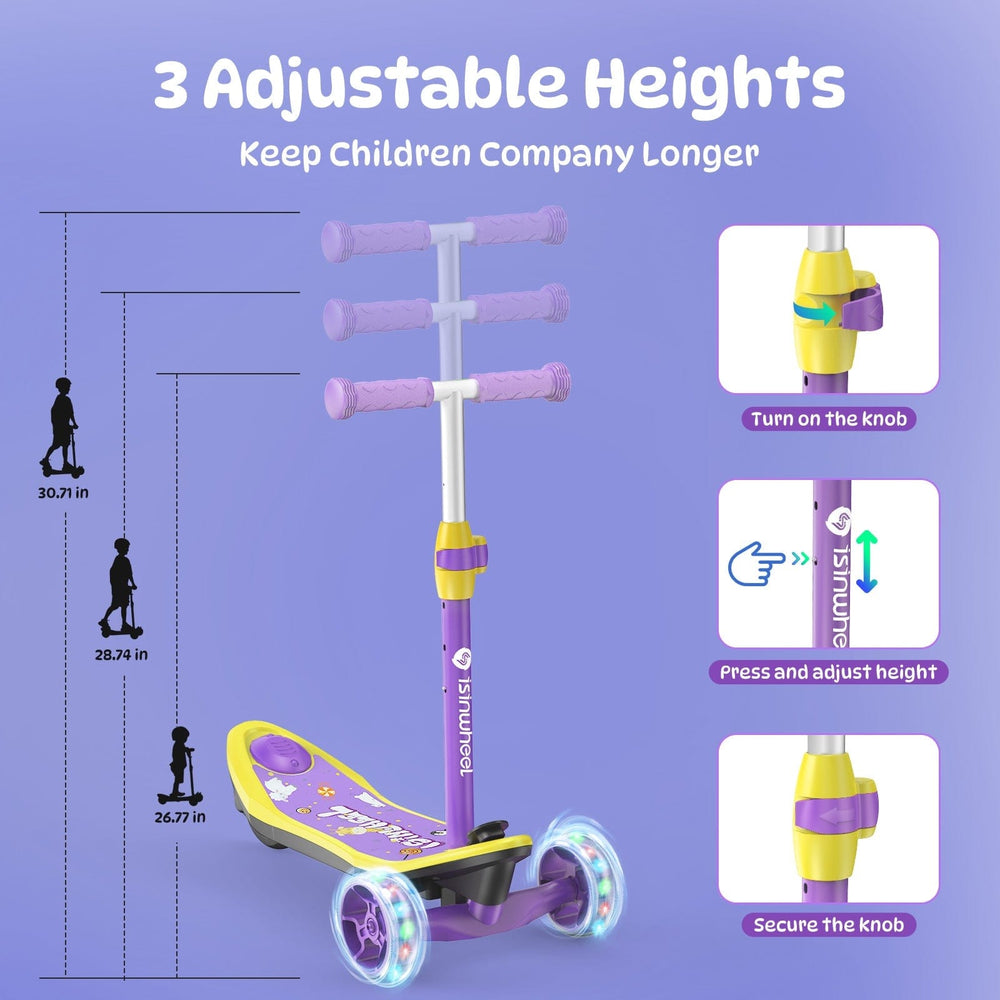 iSinwheel E-Scooter for Kids MiniSpider Gyermek Elektromos Roller 100W, CE-Tanúsítvánnyal, 9-15 km Hatótávolságú E-Roller