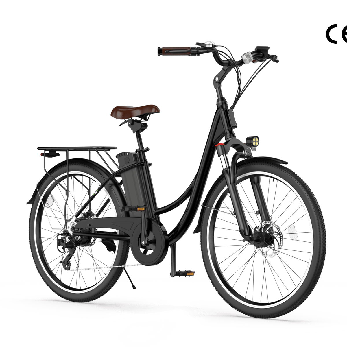 CyberCart Commuter E-Bike U2 Városi Elektromos Kerékpár - Női Városi E-Bike, 350W Motor, 55 km Hatótáv, CE-Tanúsítvánnyal