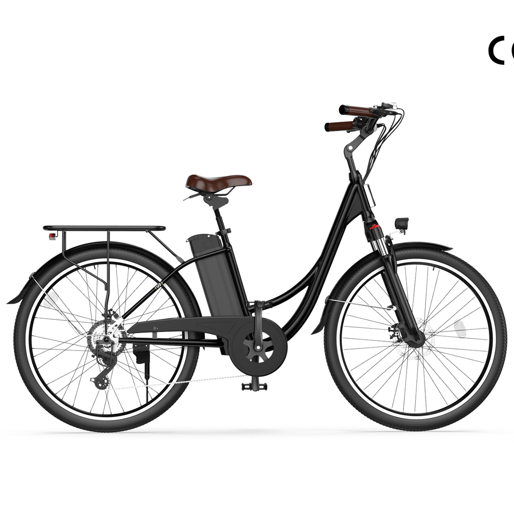 CyberCart Commuter E-Bike U2 Városi Elektromos Kerékpár - Női Városi E-Bike, 350W Motor, 55 km Hatótáv, CE-Tanúsítvánnyal