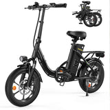 CyberCart Commuter E-Bike U4 elektromos ingázó kerékpár, csúcsteljesítménye 500 W, 88 km hatótávolság, összecsukható e-bike
