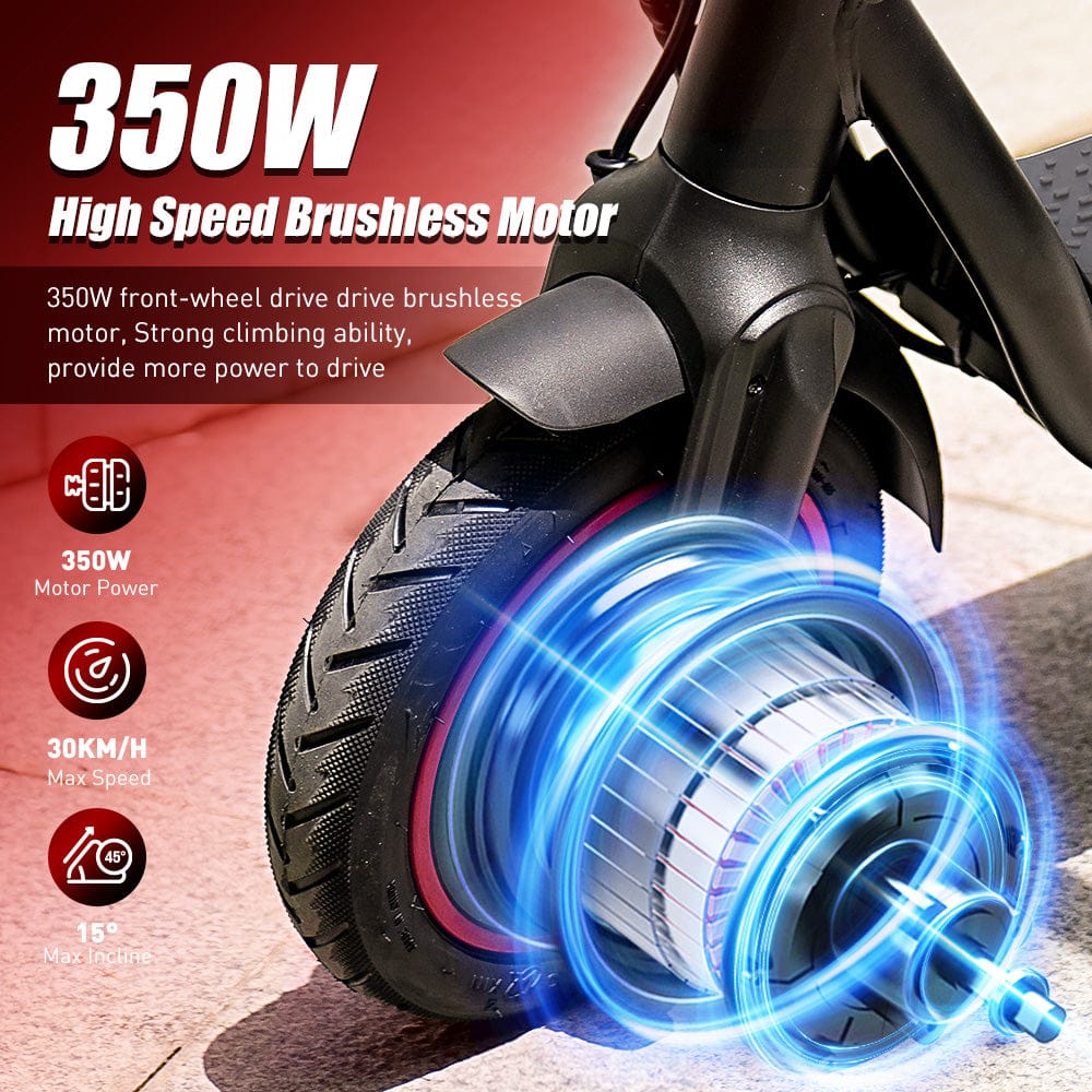 iScooter Commuter E-Scooter W5 Városi Elektromos Roller, 350W Motor, 30km/h Maximális Sebesség, LCD Kijelző