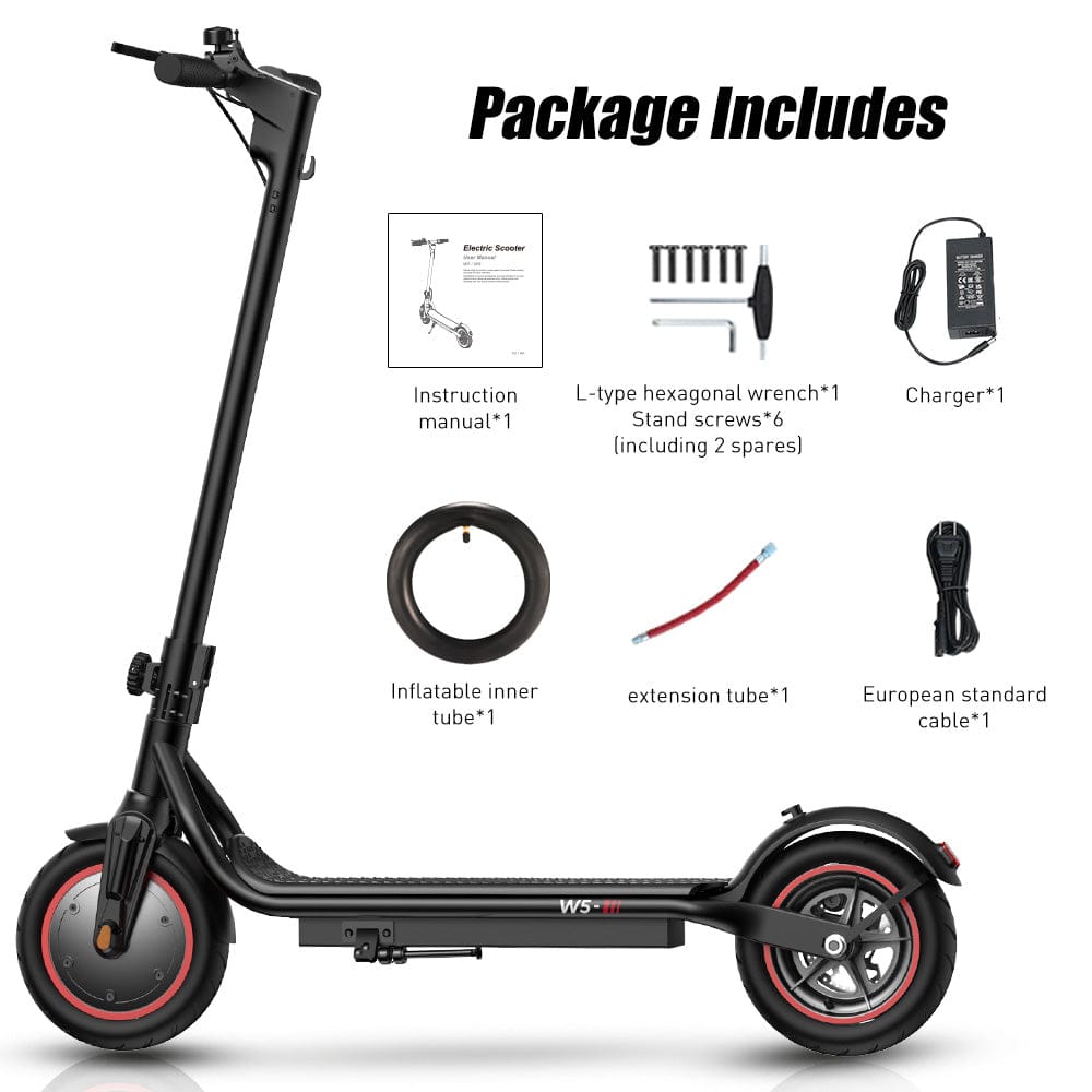 iScooter Commuter E-Scooter W5 Városi Elektromos Roller, 350W Motor, 30km/h Maximális Sebesség, LCD Kijelző