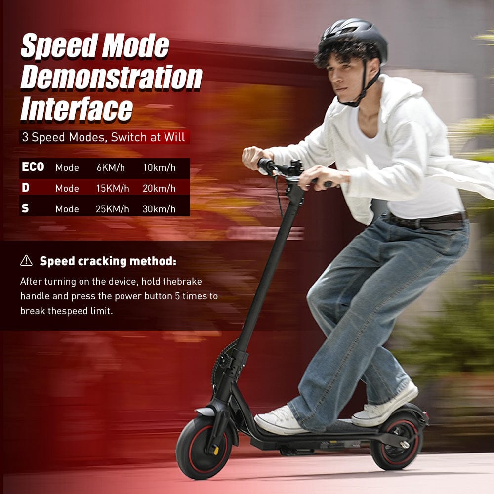 iScooter Commuter E-Scooter W5 Városi Elektromos Roller, 350W Motor, 30km/h Maximális Sebesség, LCD Kijelző
